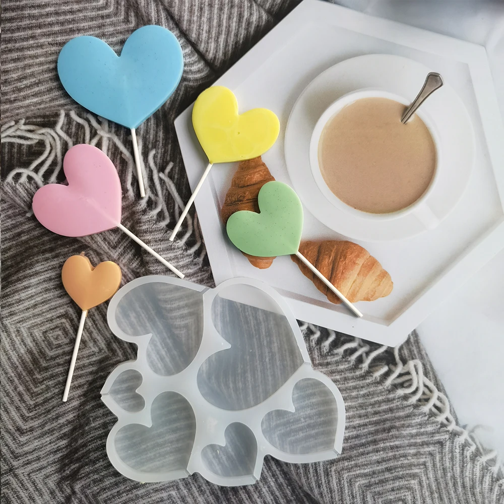 Heart Silicone Cake Chocolate Candy