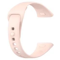 Premium 9D Glass Case with Strap - Protective Bracelet for Redmi Watch 3 (Pink strap)