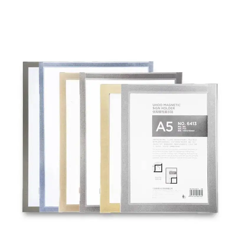 Magnetischer Fotorahmen für Zuhause A5 A4 A3 Zertifikatschutz Posterhalter Kühlschrank Wandbilder Bilderrahmen Dokumentenschutz – Detail 5