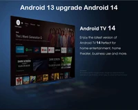 Смарт - телевизор 8 ГБ 128 ГБ Android 14 ATV H313 Google Assistant 8K Video 4K HDR10 Media Player T1 — изображение 3