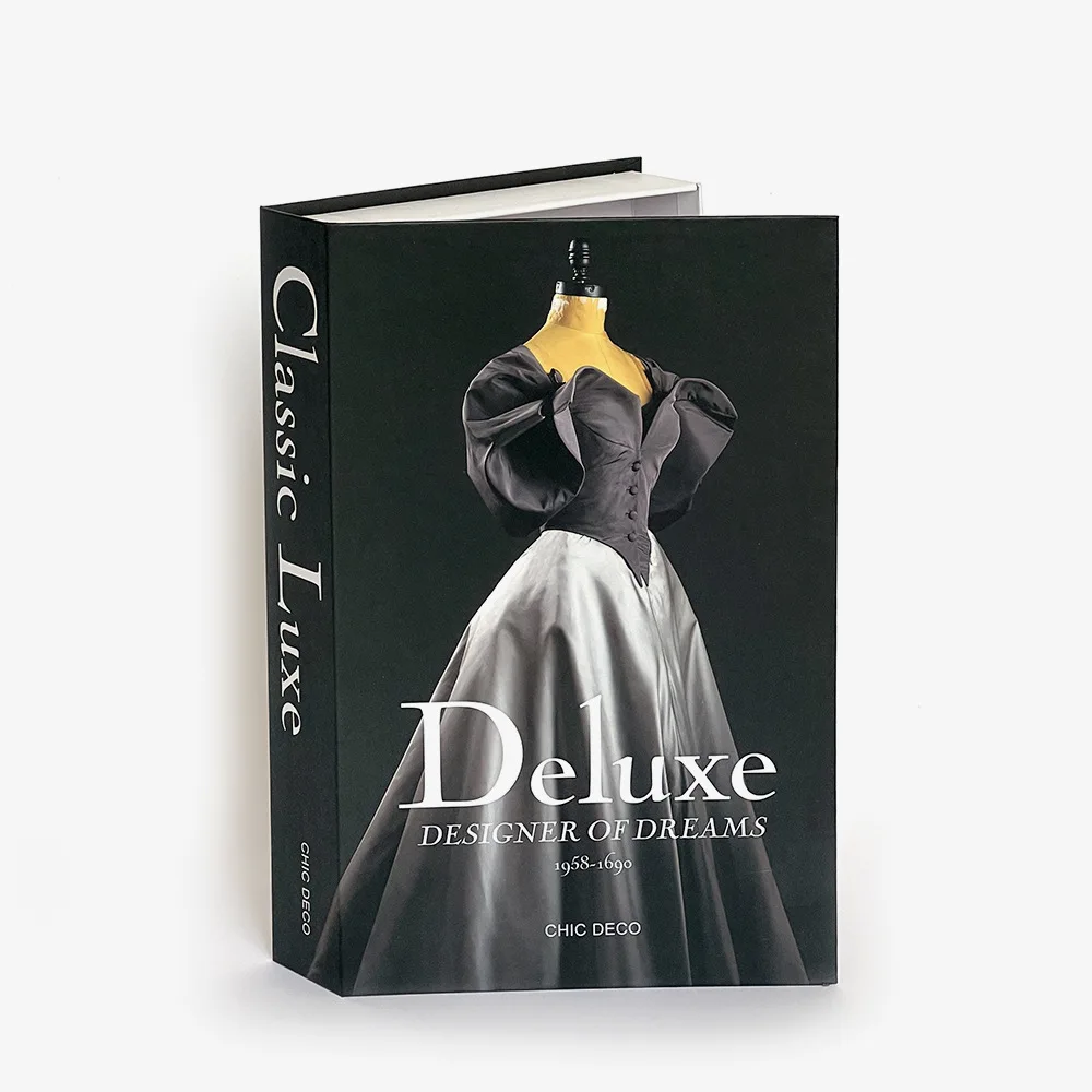 Luxury Fashion Decorative Faux Book