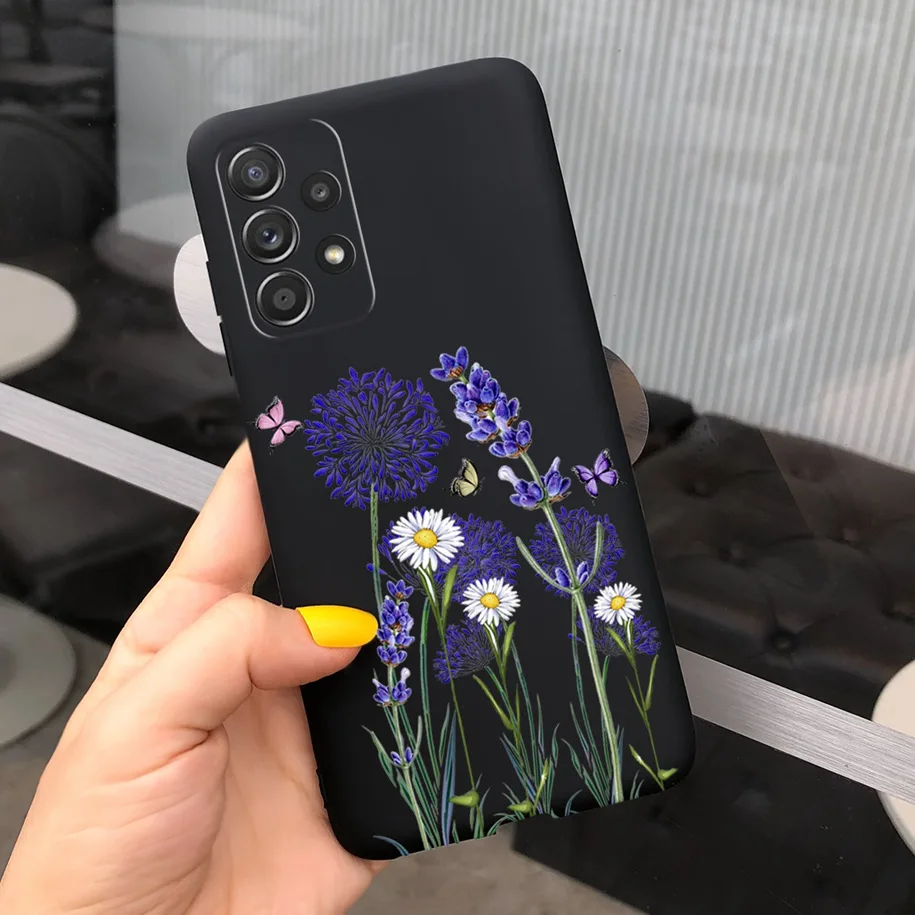Colorful Flower Painted Soft Silicone Back Cover - Vibrant Design Protective Phone Case