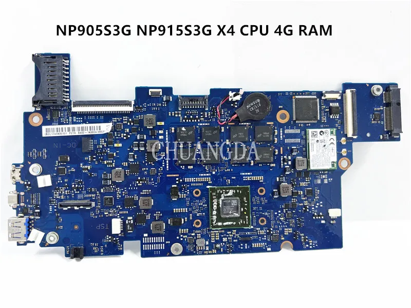 

BA41-02277A BA92-143838A для Samsung NP905S3G NP915S3G материнская плата для ноутбука Quad-Core X4 CPU 4G RAM 100% test