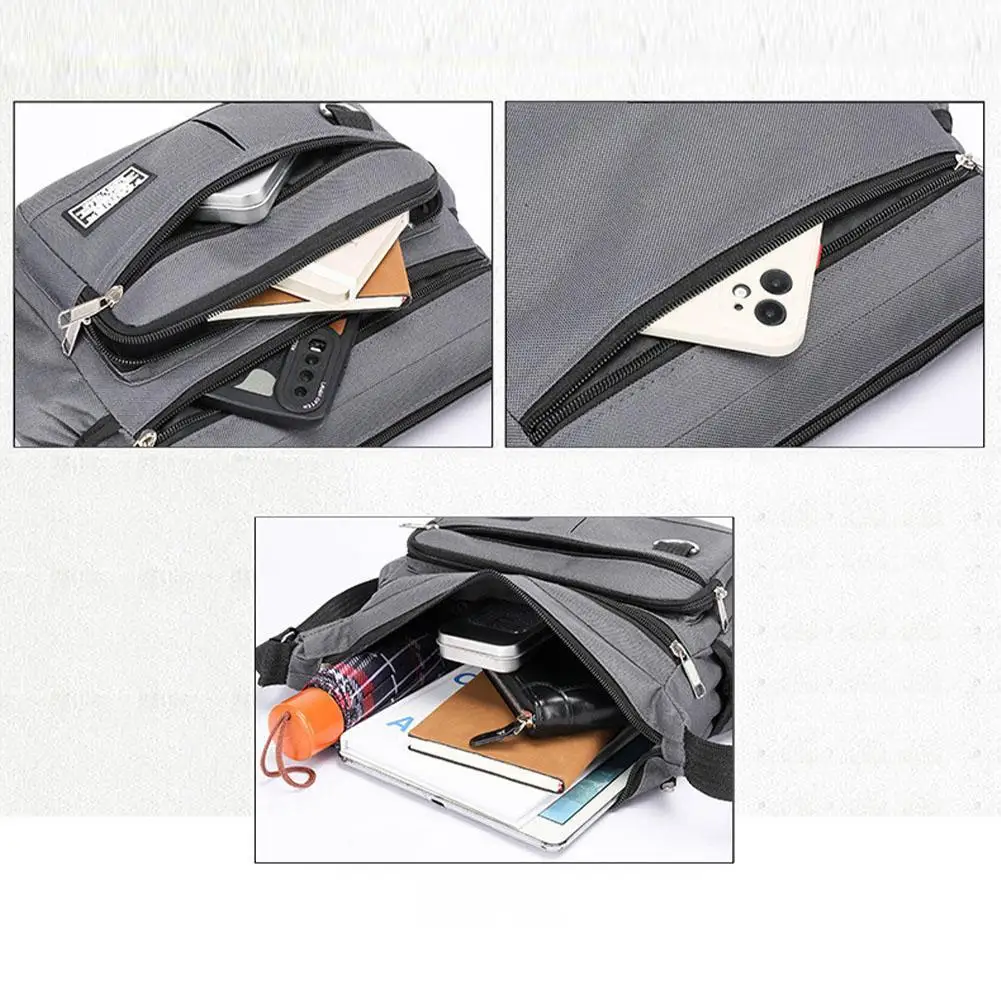 Waterproof Oxford Cloth Men's Casual Shoulder Bag