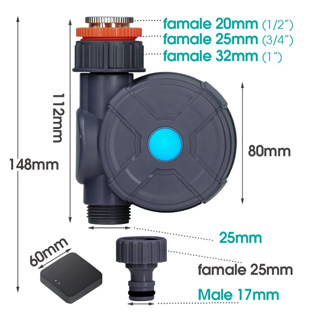 WIFI Bluetooth-compatible Sprinkler Timer for Garden Home Smart Remote Controller Watering System Automatic Irrigation Equipment 4