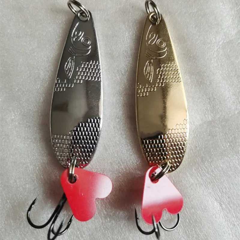 Description Picture 5 of itemMetal Jigging Spinner Spoon Fishing Lure Fishing Bait Hard Baits Sequins Noise Artificial Bait Treble Hook Swimbait Carp Fishing