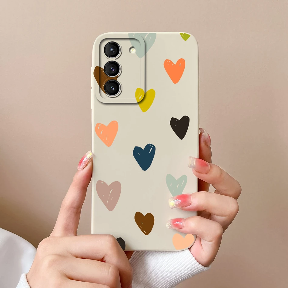 thumbnail image 1 of For Samsung S21 FE Plus Ultra Case Fashion Soft Liquid Silicone Camera Protection Back Cover For Galaxy S21+ S21FE S 21 Fundas, 1 of 5