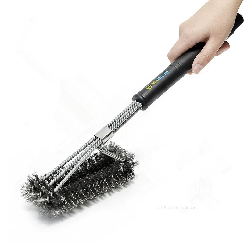 Kitchen Accessories Barbecue Grill Cleaning Brush BBQ Clean Tools Stainless Steel Non-stick Powerful Grilling Barbecue Brushes