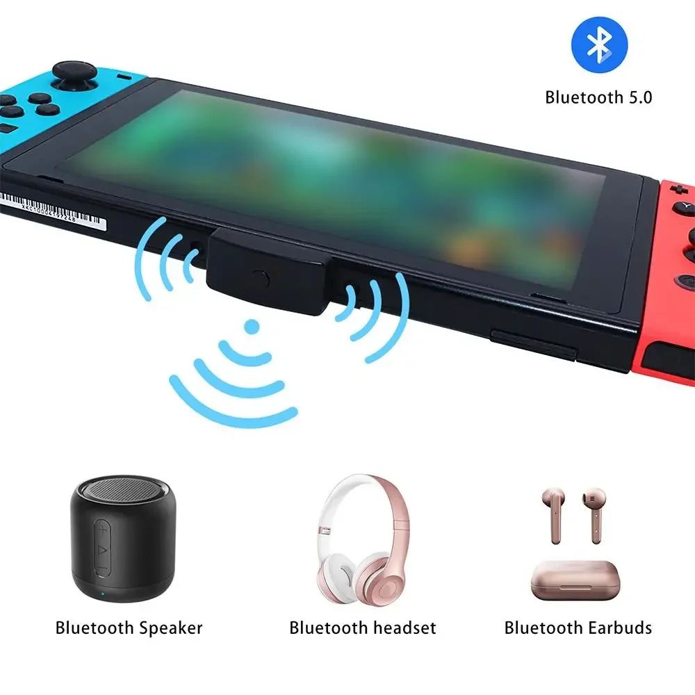 Gaming USB Bluetooth 5.0 Adapter Dongle Audio Adapter Converter for Switch PS4 PS5 PC Low Latency USB Dongle Stick