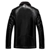 Leather Jacket Men Winter Fleece Warm Motorcycle Coats Mens Fashion New Biker PU Jackets Slim Overcoat Thick Fur Collar Jackets 3