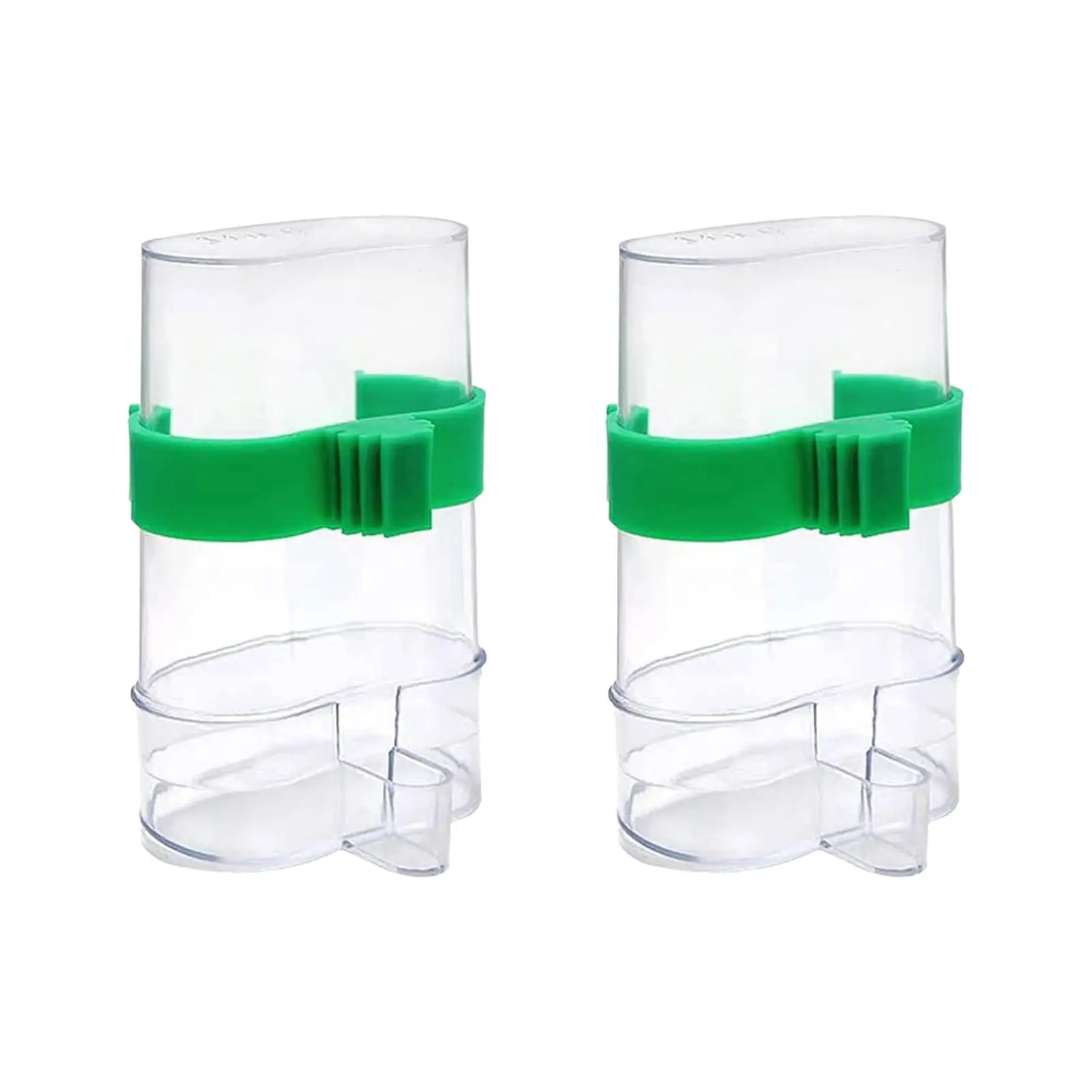2 Pieces Automatic Bird Water Dispenser Parakeet Waterer for Budgies Finch