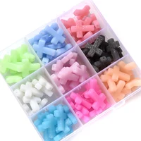 22x29mm 10Pcs Food Grade Silicone Cross Beads Baby jewelry accessories DIY  Care Toys Do Not Contain BPA Jewelry Accessory 1