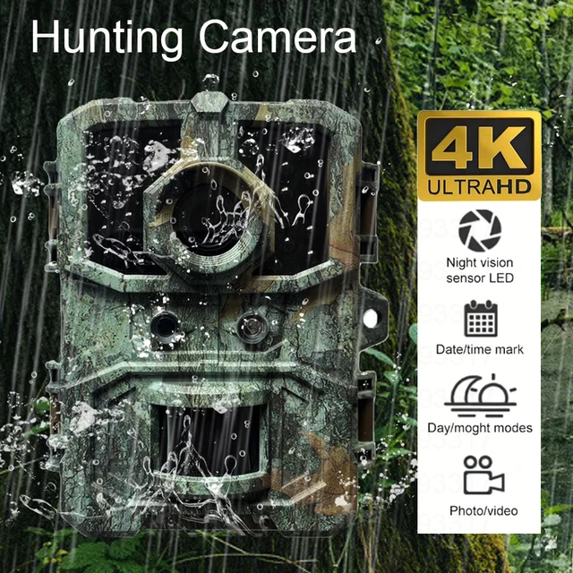 Mini Hunting Camera 36MP 4K HD Trail Camera Infrared Night Vision Waterproof Outdoor Wildlife Monitoring and Scouting DL004 1