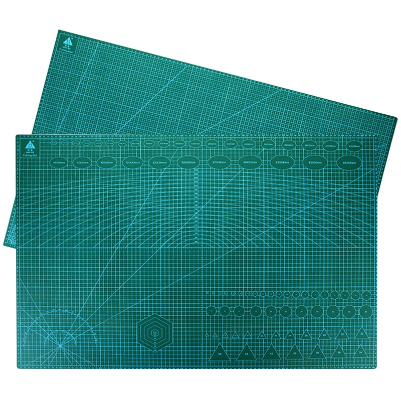 

60*90CM Cutting Mats A1 Size Double-Sided Grid Scale Design Plate Engraving Model Self Healing PVC Pad School Office Supply