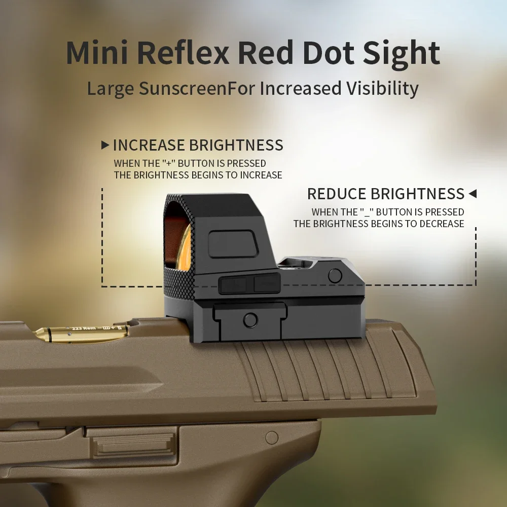 KF-20 Red Dot Aiming Multi-Grid MOJ Footprint Motion Sensor Compatible with G17 for Sports & Entertainment