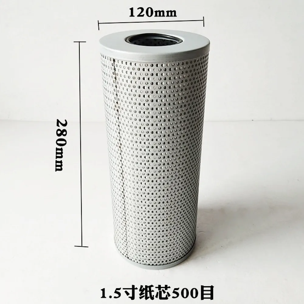 Industrial hydraulic oil return filter element 1 inch 1.5 inch 2 large flow diesel filter element steel mesh paper mesh