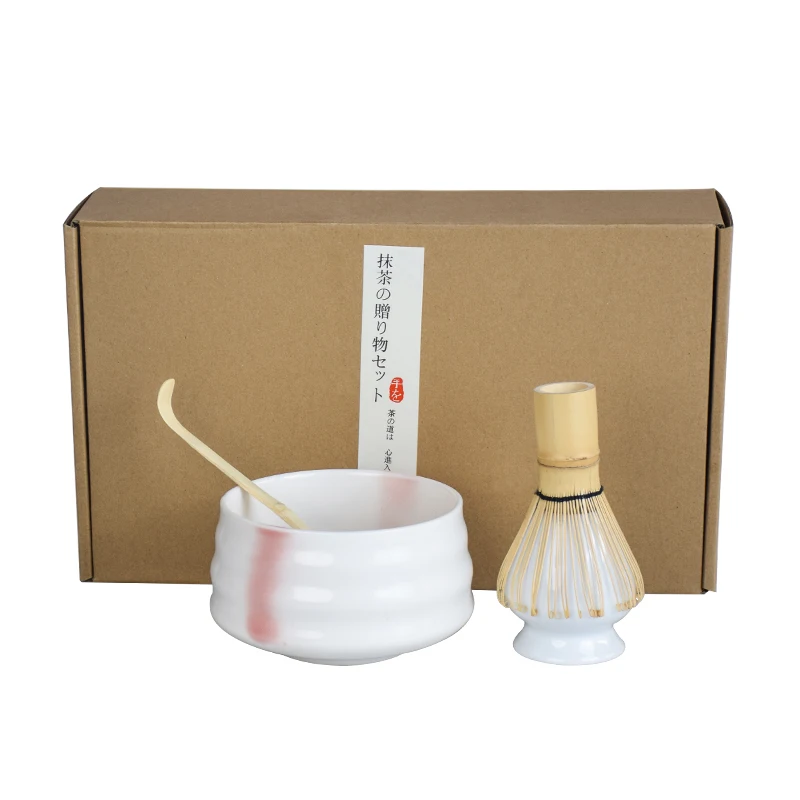 Handmade Matcha Tea Set - 4 Piece Easy Clean Tradi...