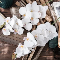 9 Head Artificial Flower Butterfly Orchid Phalaenopsis Bonsai Home Decoration Wedding Fake Flowers Garden Decoration Outdoor