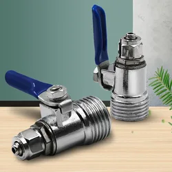 Robinet à bille métallique 4 Points, fil extérieur à 2 Points, interrupteur de fontaine à boire, équipement de Purification de l'eau, accessoires de robinet 