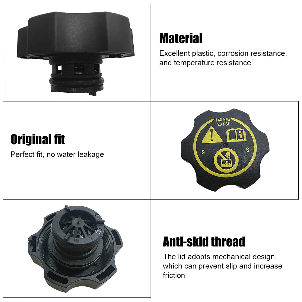 Car Sealing Coolant Radiator Cap Equipment For Buick Regal LaCrosse Ecelle Chevrolet Cruz Cruze Malibu Surge Tank Cap car radiator cap radiator coolant tank cap