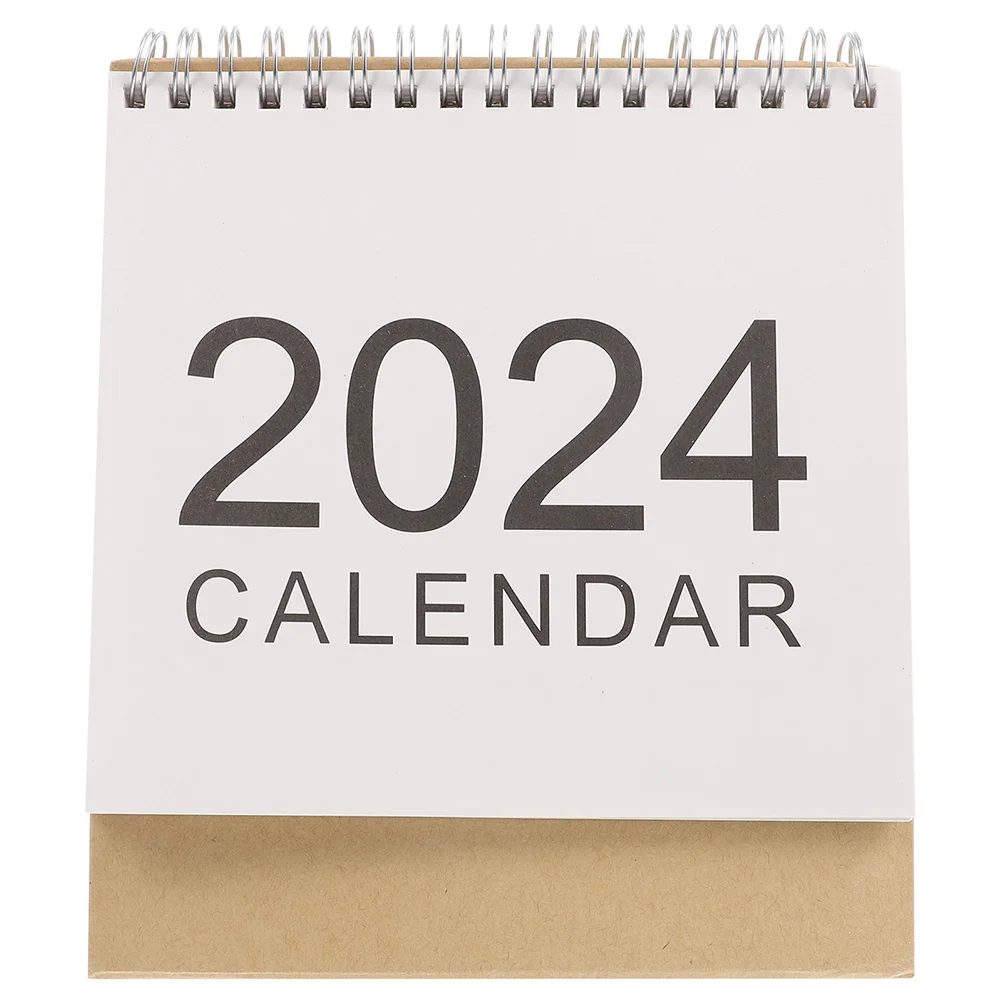 

2024 Desk Calendar Office Desktop Table Decorative Standing Flip Countdown Calendars