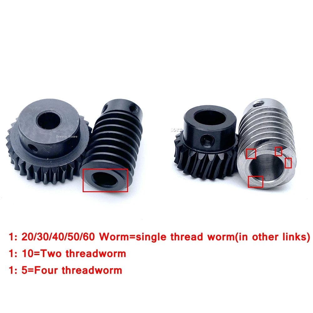 worm 1m 20t 6mm 8mm 10mm 15 110 05