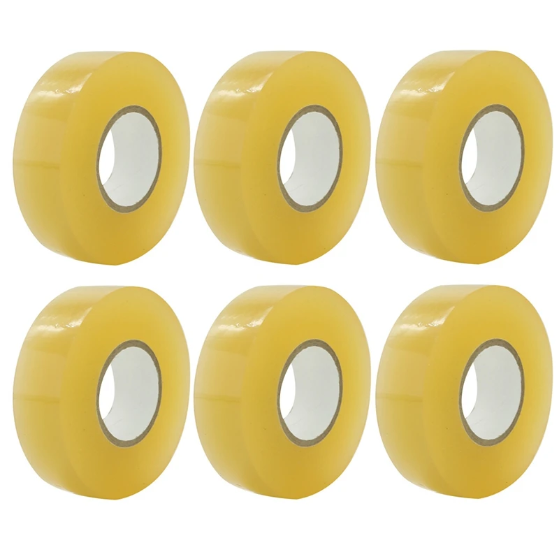 6 Pack Clear Hockey Tape Multipurpose Tape Roll Shin Pad Sock Tape Roll