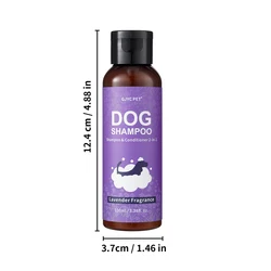 Poodle Shampoo for Soft, Shiny, and Tangle - Free Coats - Gentle Brightening & Deodorizing Formula (Pet Shampoo)