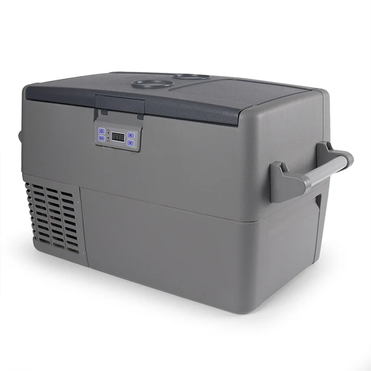 Dual refrigeration car refrigerator mini small Portable Cooler mini Car Fridge 12v 220v