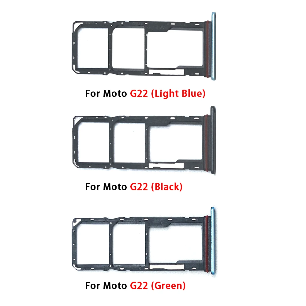 Enhanced SIM Card Holder Tray with Pin - Universal Replacement Adapter Socket