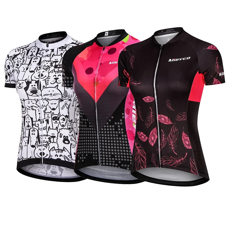 Mountain Bike Short-Sleeved Cycling Jersey Sports Top Women's Shirt Summer Lightweight Quick-drying Outdoor Road Bike Sportswear