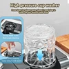 Shinesia Stainless Steel Kitchen Waterfall Sink Digital Display Large Single Sink Dish Basin Sink With Multifunction 3