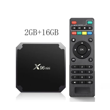 Original X96Mini 4K HDR Smart TV box HDMI-compatible WiFi Receiver Amlogic S905W Andriod 9 1GB2GB RAM 8GB 16GB ROM set up box
