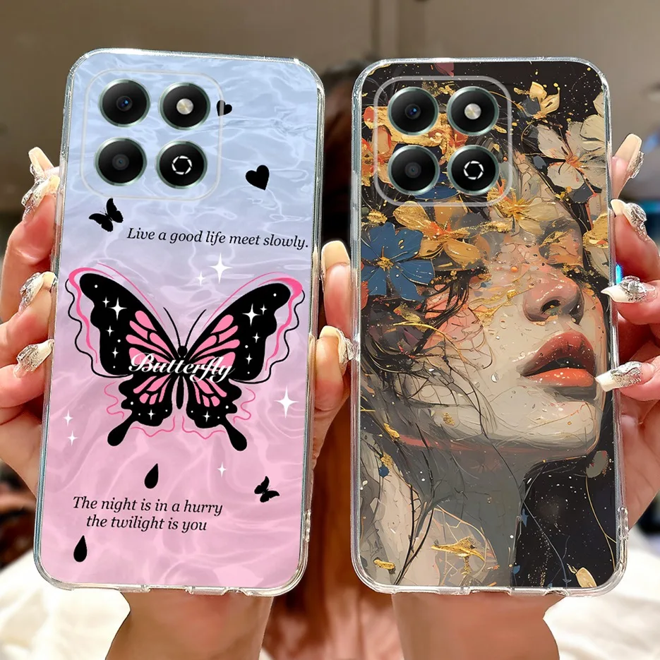 Colorful Flowers Painted Soft Silicone Case