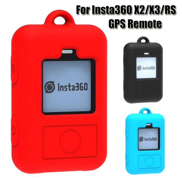 Silicone Case for Insta360 X2 X3 RS GPS Waterproof Remote Control