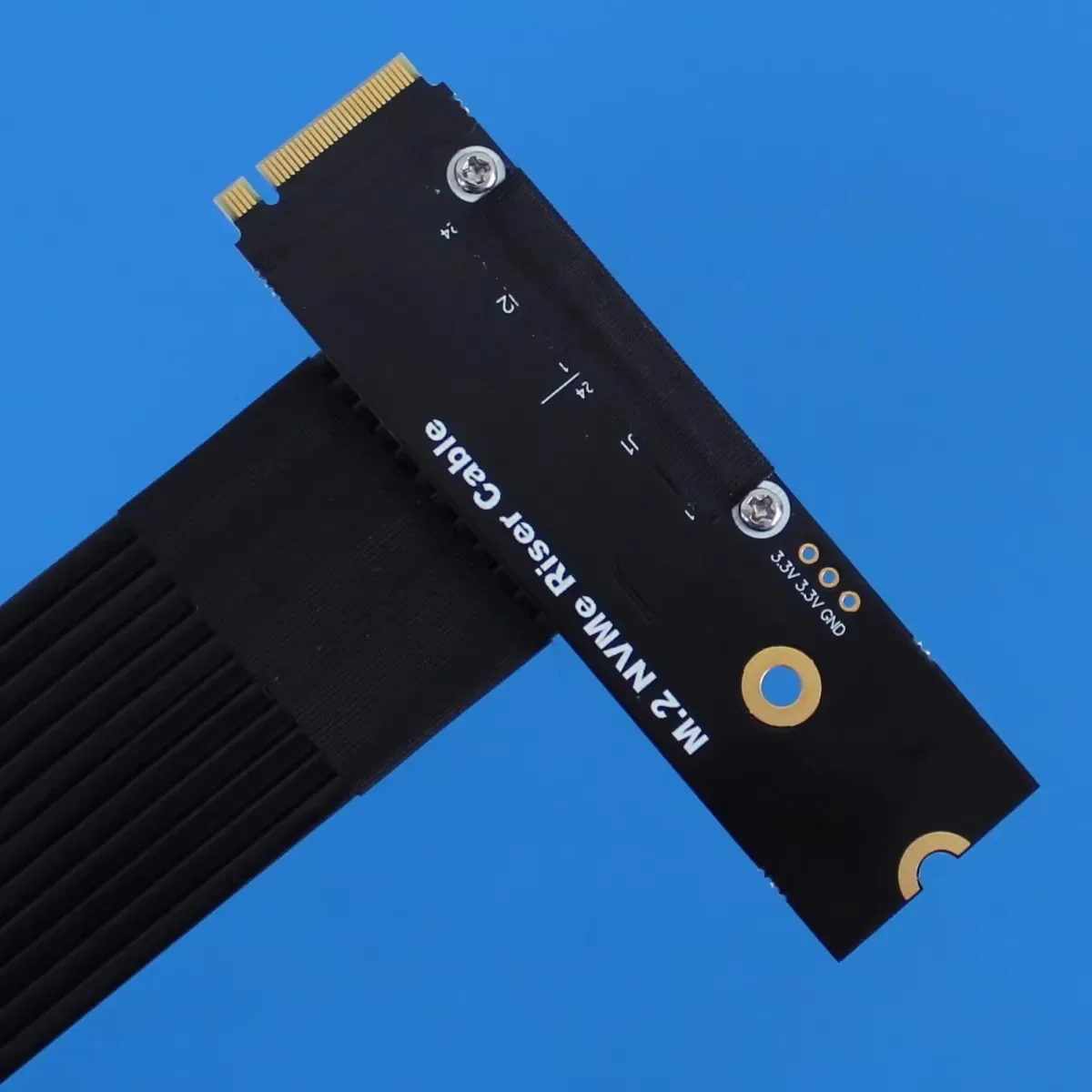 ADT-Link-M.2 nvme-pci-express 4.0x8ライザーケーブル、オス-メス