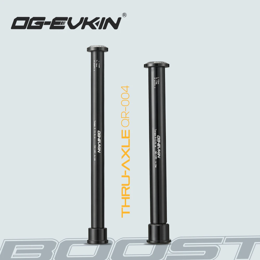 

OG-EVKIN QR-004 Thru-Axle M15/M12*P1.5 Front 15x110MM/Rear 12x148MM Bicycle Skewers For MTB Disc Brake 12 speed Quick Release