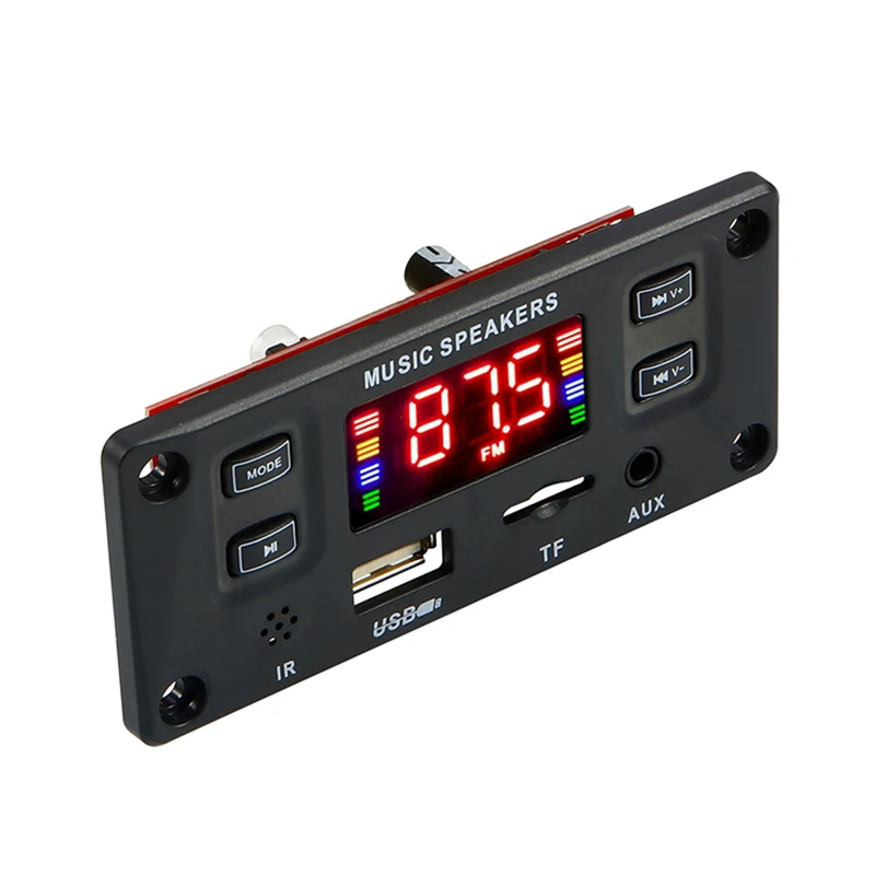 30W + 30W 블루투스 호환 디코더 보드, 오디오 스테레오 파워 앰프 보드, 녹음 지원, TF 카드, U 디스크, AUX 라디오
