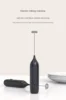 Milk Frother Electric Blender Handheld Mini Rechargeable Frother Wand for Coffee Beverage Blender, Cappuccino Frother Foam Maker 6