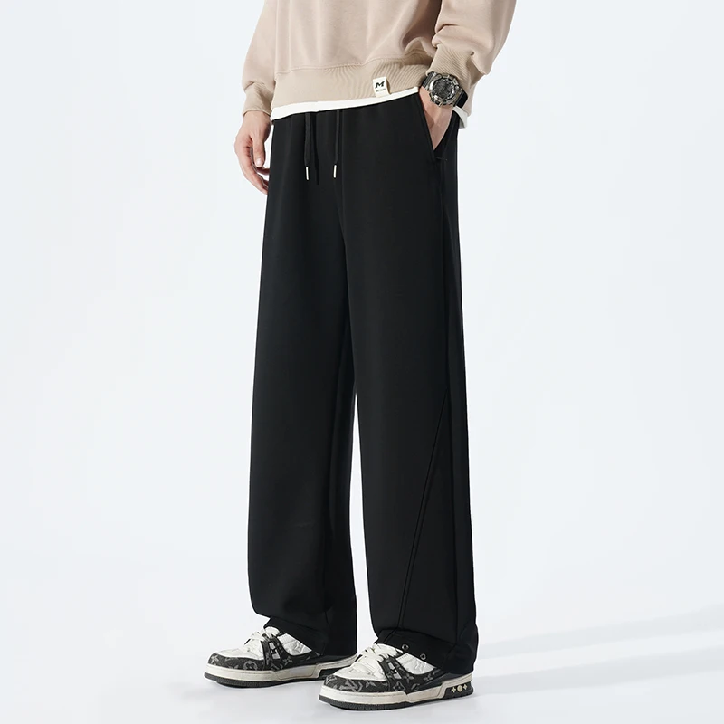 25s جديد الخريف الشتاء 190 طويل القامة الرجال اضافية طويلة 120 سنتيمتر طول السراويل مرونة الخصر تنوعا السراويل الرياضية قماش عالي الجودة