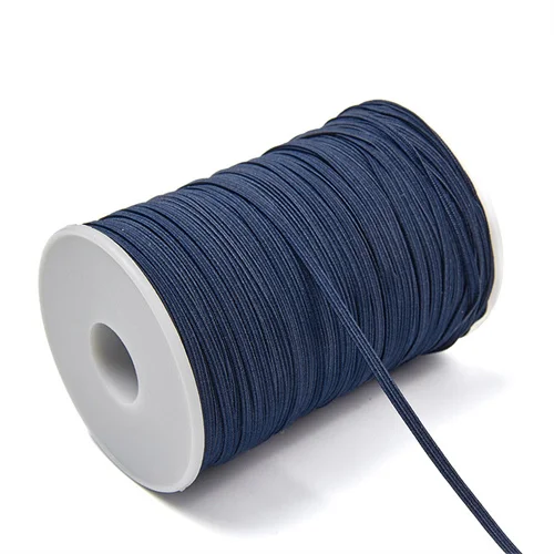 Colorful Elastic Rubber Band Ribbon Trim for DIY Sewing and Garment Accessories, 10 Yards