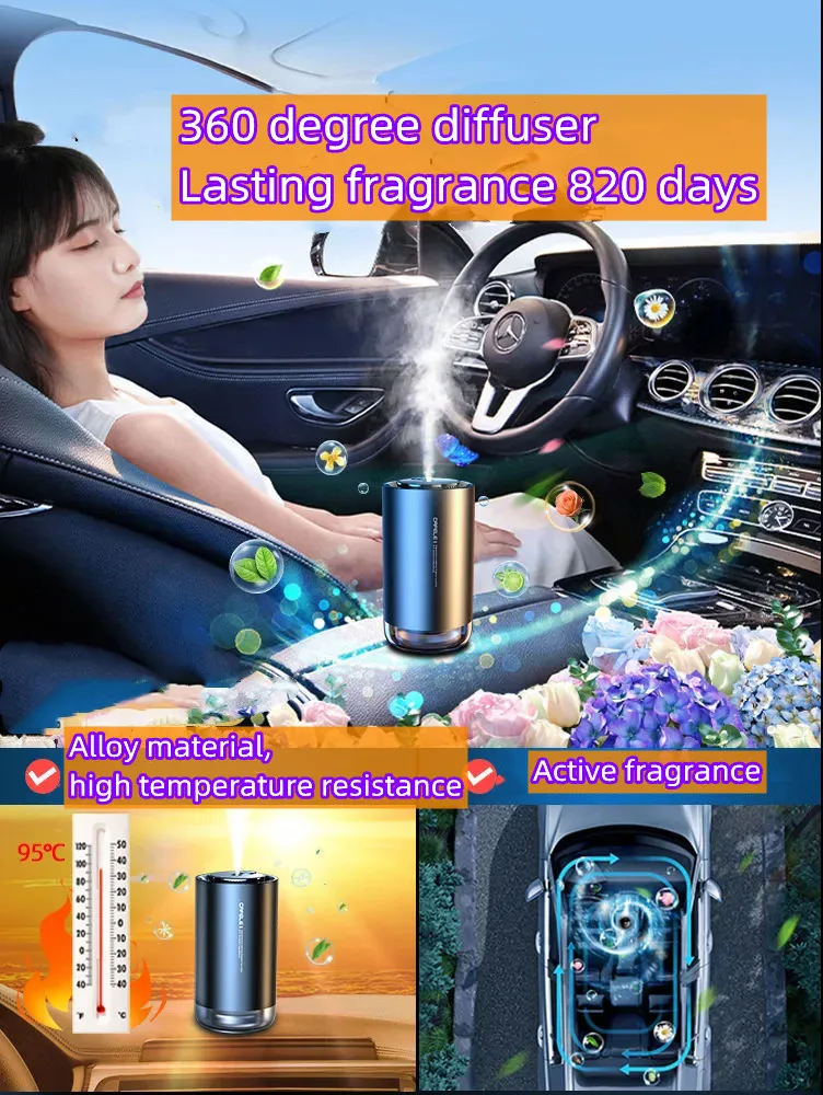 Car Air Refresher New Intelligent spray Car mounted Aromatherapy Instrument  Starts and Stops with the Car High end Car perfume - AliExpress