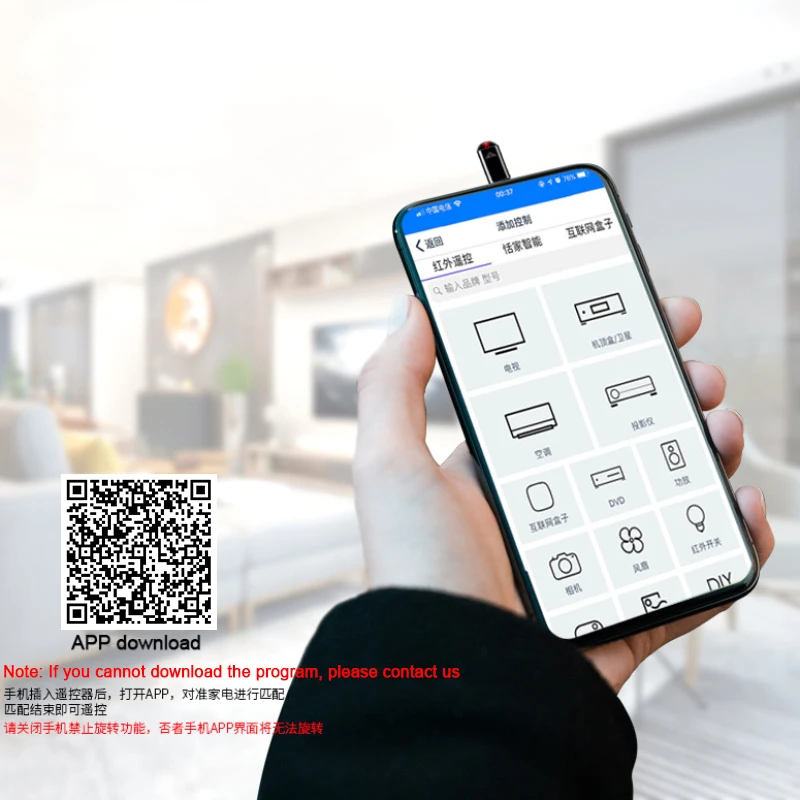 Smartphone-Fernbedienung ir Blaster Typ C USB für Light in Universal Smart Infrarot App Steuer adapter für TV-Klimaanlage