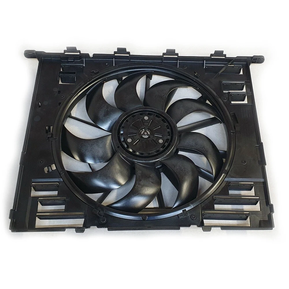 Genuine A/C Condenser Cooling Radiator Fan Assembly for BMW