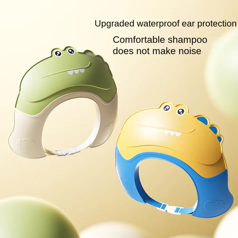 Baby Shampoo Cap Hair Shield Bathing Hat Adjustable TPR PP