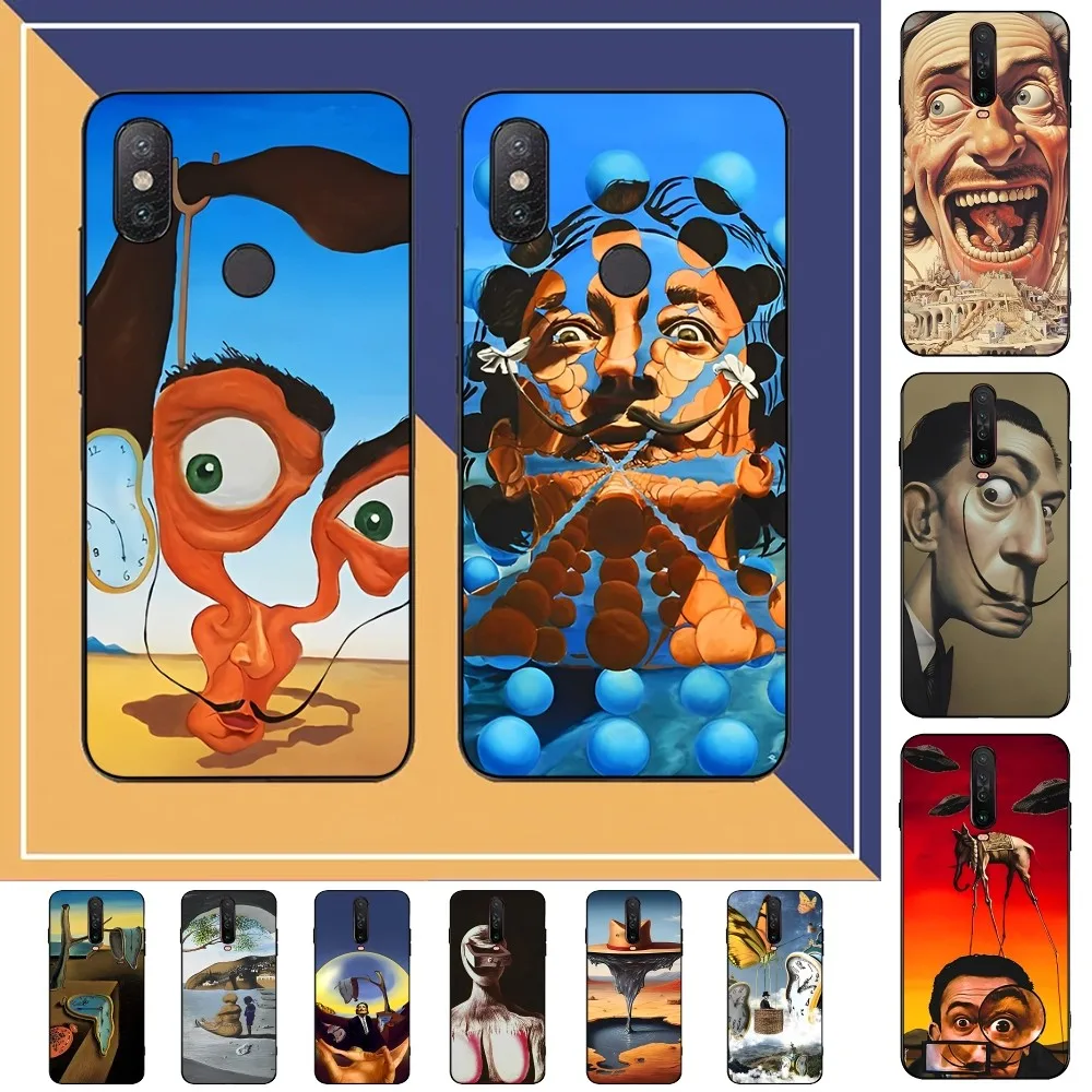 Custodia Per Telefono Salvador Dali Art Per Redmi Note 4X5 A 6 7 8 Pro T 9 Pro 9S 10 Pro 11 Pro 11S 11Epro Pocom3Pro