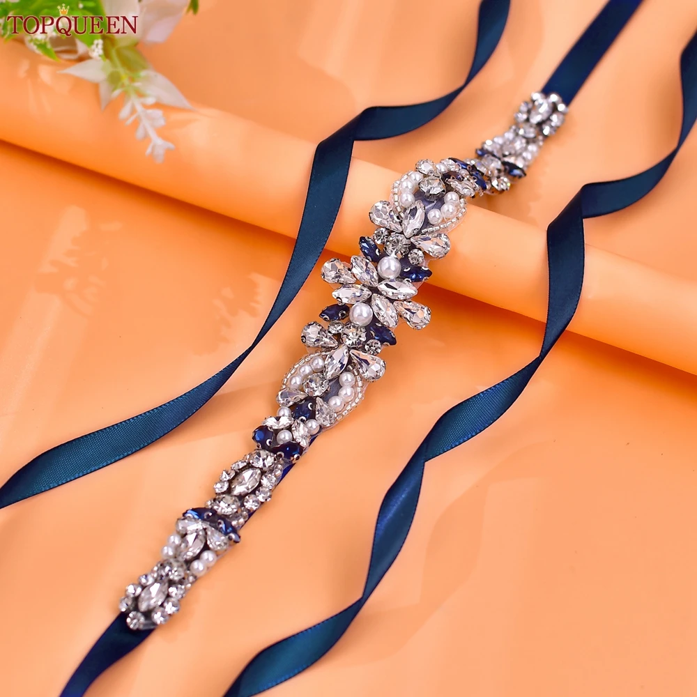 Bridal Waistband Bridal Dress Decoration Rhinestones Belt for Wedding Evening Dress Accessories Female