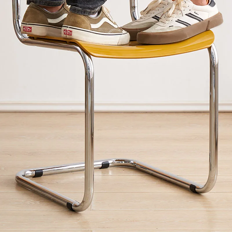 Минималистичные обеденные стулья в скандинавском стиле, Современный дизайнерский Уникальный пластиковый стул для кафе, террасы, сада, кухонная мебель