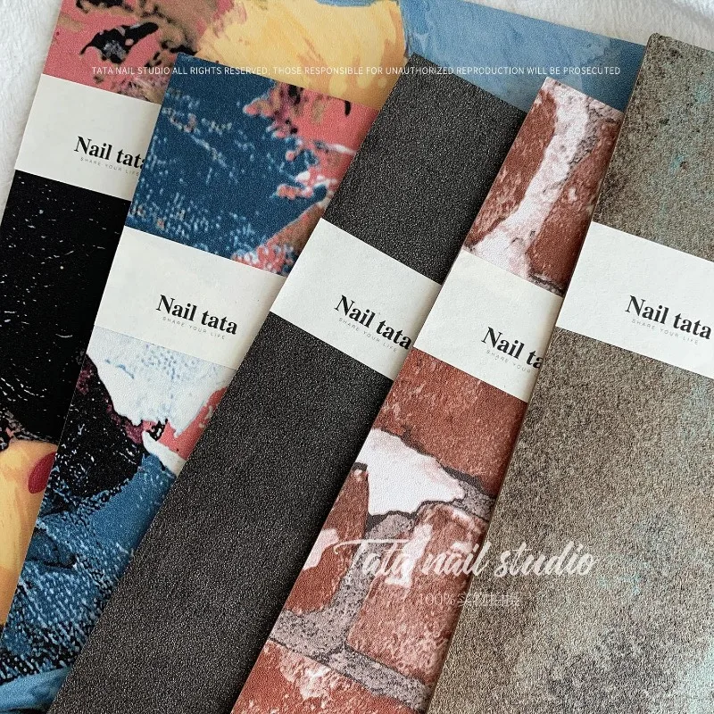 

2024 винтажный реквизит для улучшения ногтей, демонстрационная доска, многоцветный фон, жесткая доска, демонстрационный инструмент для улучшения ногтей