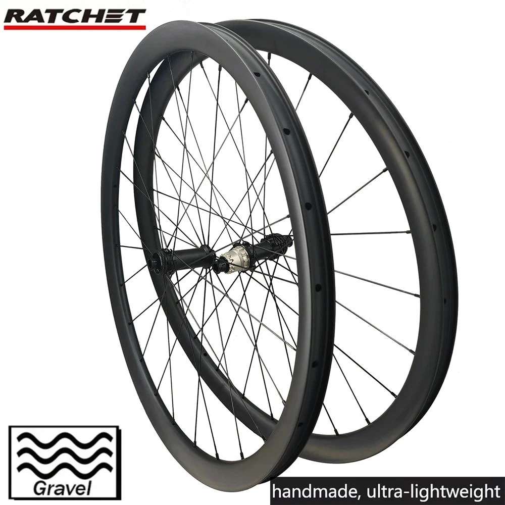 

1230gr Gravel Bike Wheelset 28mm Tubeless Disc Road Carbon Wheels 30/35/40/45/50/55/60mm Hook Hookless Ratchet HG XDR Hub Ud 3k